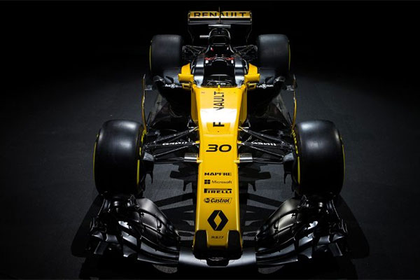 The Renault R.S.17 Formula 1 Car The Renault R.S.17 Formula 1 Car