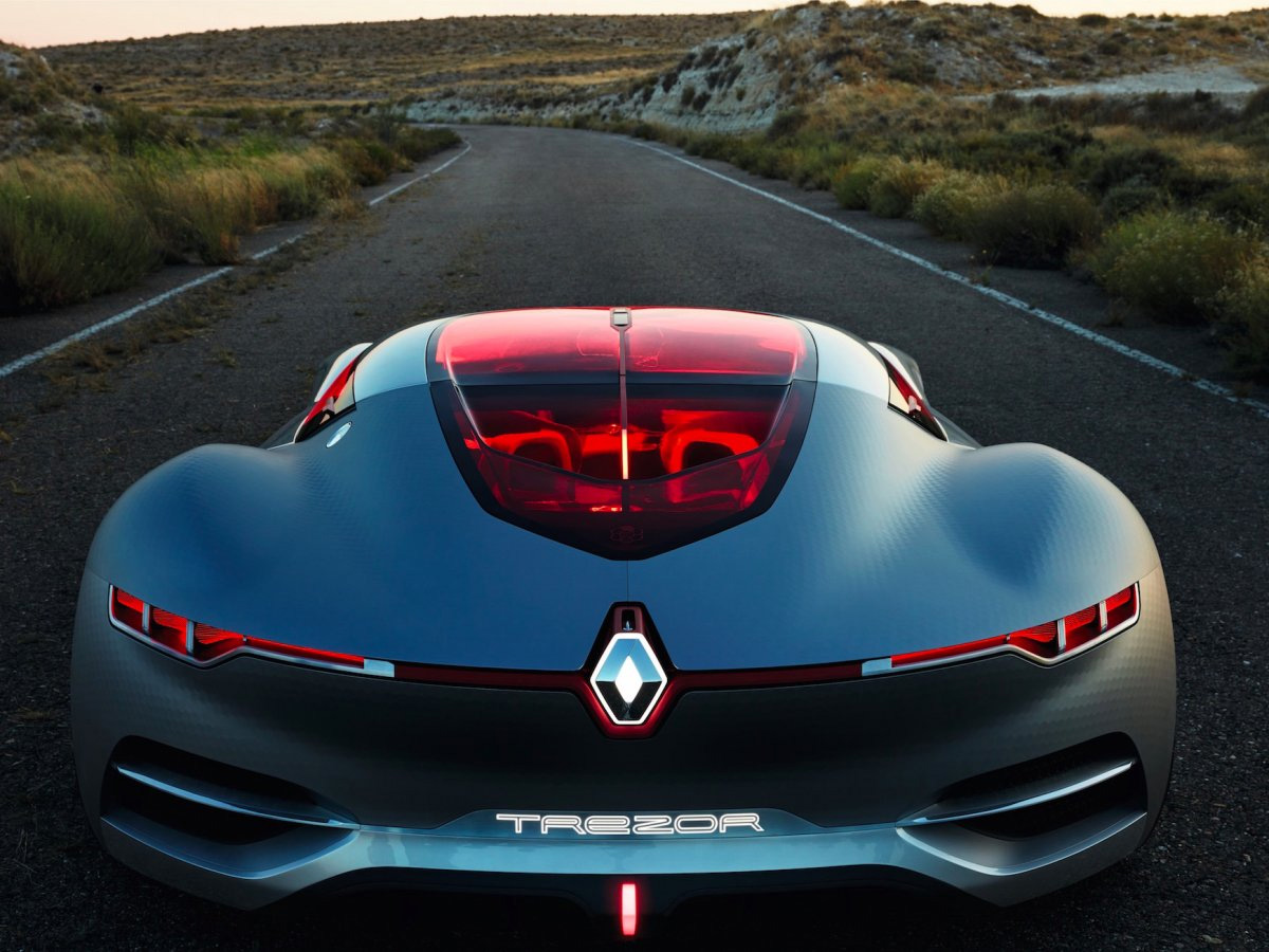 Renault Trezor Autonomous Driving Indicator Renault Trezor Autonomous Driving Indicator Communicates With Fellow Road Users