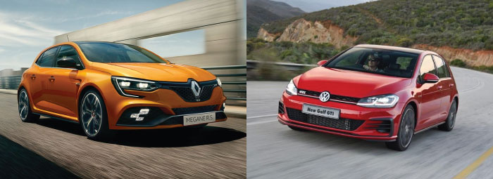 Renault Megane RS CUP vs VW Golf GTI